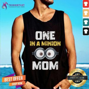 One In A Minion Mom Tank-top