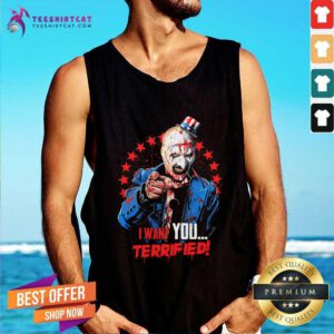 Original Hours Of Terror Terrifier Uncle Tank-top