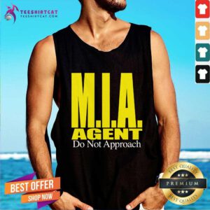 MIA Agent Do Not Approach tank-top
