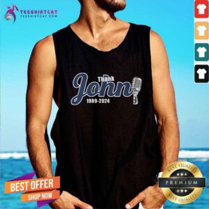 New York Yankees Thank John 1989-2024 Tank-top