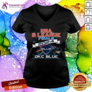 NBA G League Final 2024 OKC Blue V-neck