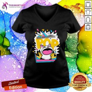 Popcat Meme Drawing V-neck