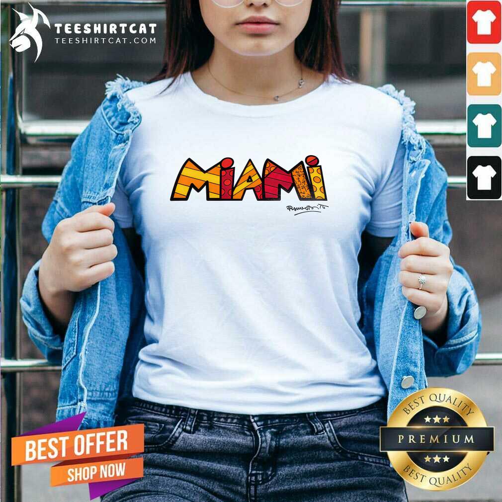 Miami Romero Britto V-neck