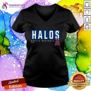 Los Angeles Angels Blocked Out V-neck