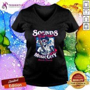 Nashville Sounds Skeleton Music City V-neck