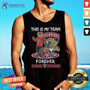 Official Florida Panther This Is My Team Forever Tank-top