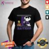 Snoopy Joe Cool And Woodstock The Baltimore Ravens T-shirt