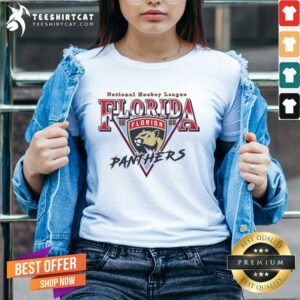Awesome National Hockey League Florida Panthers 1993 V-neck