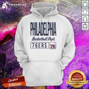 Awesome Philadelphia 76ers Basketbal Dept Hoodie