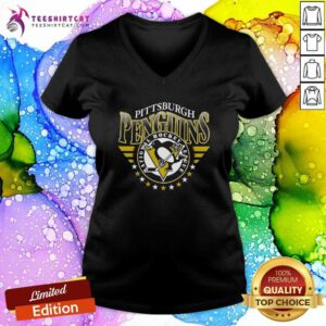 Good Pittsburgh Penguins Black Echo NHL V-neck