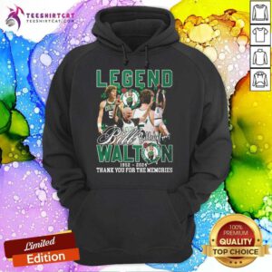 Great Legend Bill Walton 1952-2024 Thank You For The Memories Hoodie