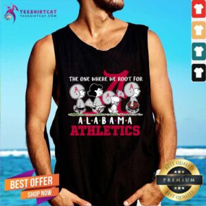 Great Peanuts Where We Root For Alabama Athletics Tank-top