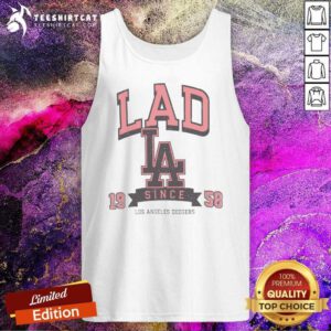 Nice MLB LAD Since 1958 Los Angeles Dodgers Tank-top