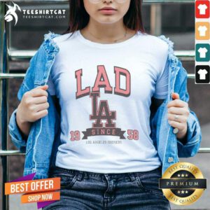 Nice MLB LAD Since 1958 Los Angeles Dodgers V-neck