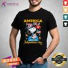 Nice Snoopy America Happy 4th Of July Snoopy Day T-Shirt