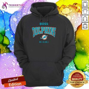 Official Miami Dolphins BOSS X NFL Huddle Hoodie