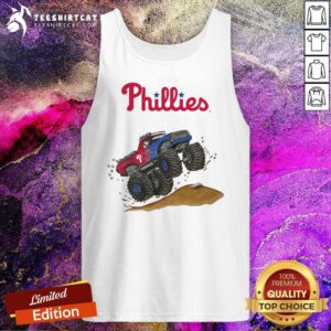 Official Philadelphia Phillies Monster Truck Tank-top
