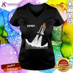 Premium The Official Shuttle Nasa Worm V-neck