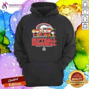 Pretty Peanuts 2024 NCAA Softball Regional Georgia Bulldogs Hoodie