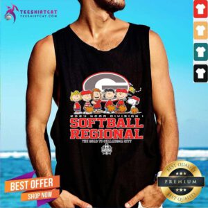 Pretty Peanuts 2024 NCAA Softball Regional Georgia Bulldogs Tank-top