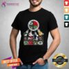Top Peanuts Characters Walking Wisconsin Sports Team Skyline T-Shirt