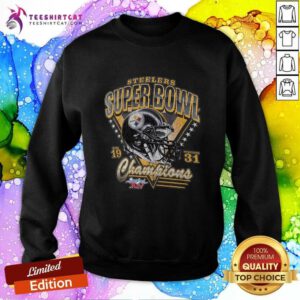 Top Steelers Hometown Old-Fashioned Super Bowl XIV Champions Sweatshirt