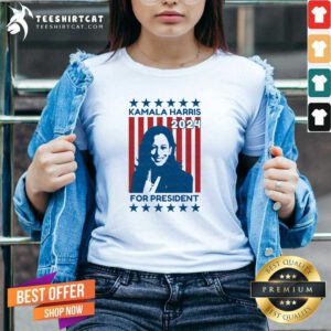 Awesome Kamala Harris 2024 For President V-neck