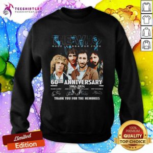 Awesome The Who Made In 1964 For 2024 60th Anniversary 1964-2024 Sweatshirt
