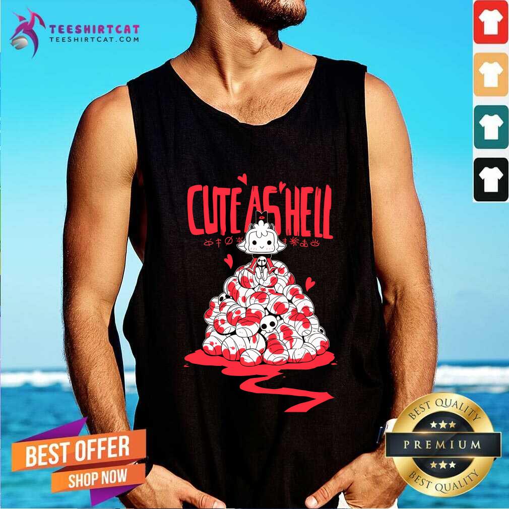Funny Cute As Hell Cult Of The Lamb Tank-top