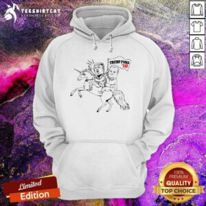 Funny Donald Trump And Rob Ford Riding A Unicorn Hoodie