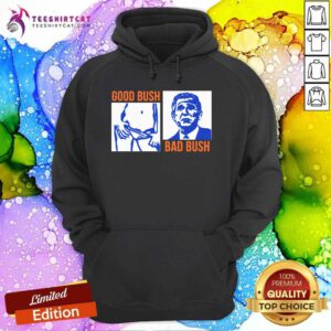 Good Bush Bad Bush George W. Potus USA Vintage Hoodie