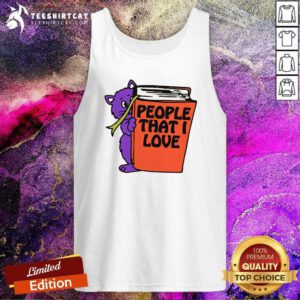 Good Cat Book People That I Love Tank-top