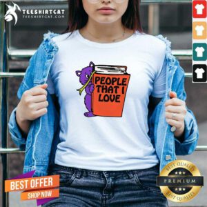 Good Cat Book People That I Love V-neck
