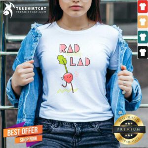Great Cute Radish Rad Lad V-neck