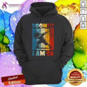 Great Youth 6 Year Old Dabbing Boy 6th Birthday Hoodie