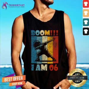 Great Youth 6 Year Old Dabbing Boy 6th Birthday Tank-top