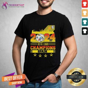 Nice 2024 UEFA Euro Best League Champions Spain Team Football T-Shirt