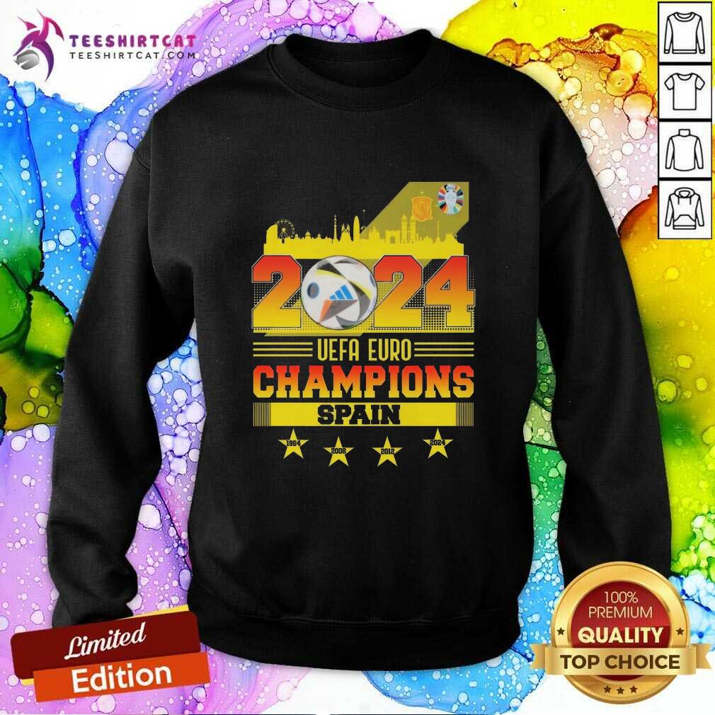 Nice 2024 UEFA Euro Best League Champions Spain Team Football Sweatshirt