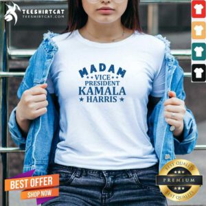 Nice Madam Vice President Kamala Harris V-neck