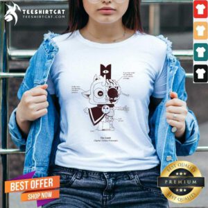 Official Cult Of The Lamb Anatomy Of The Lamb V-neck