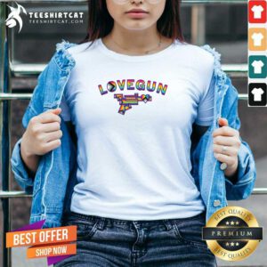Official Cute Lovegun Pride V-neck