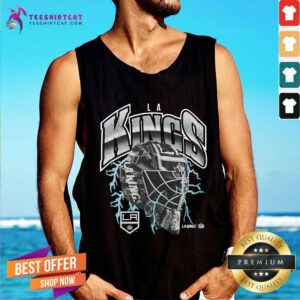Official Los Angeles Kings Crease Lightning Tank-top