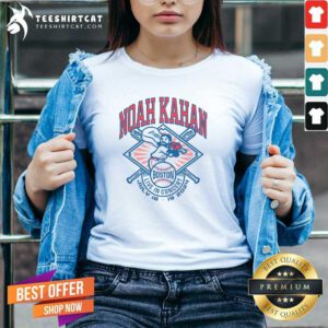 Official Noah Kahan Fenway Park Boston MA 2024 Trump Fight V-neck