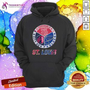 Original ST Louis Cardinals City SC And Blues Hoodie