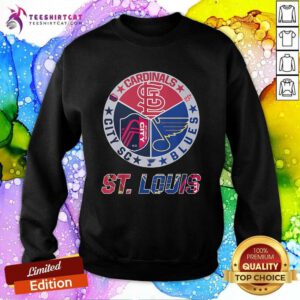 Original ST Louis Cardinals City SC And Blues Sweatshirt
