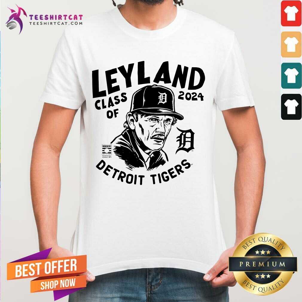 Premium Detroit Tigers Jim Leyland Class Of 2024 T-Shirt