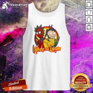 Premium Rick And Morty Wade And Logan Tank-top