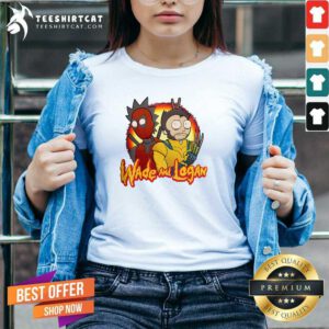 Premium Rick And Morty Wade And Logan V-neck
