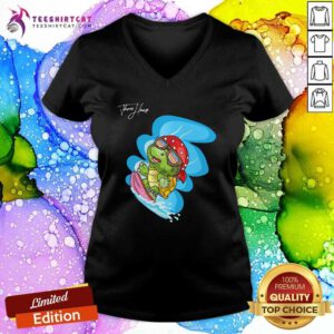 Premium Thouse Surf Turtle V-neck