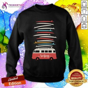 Premium To The Beach Surfing Sweatshirt